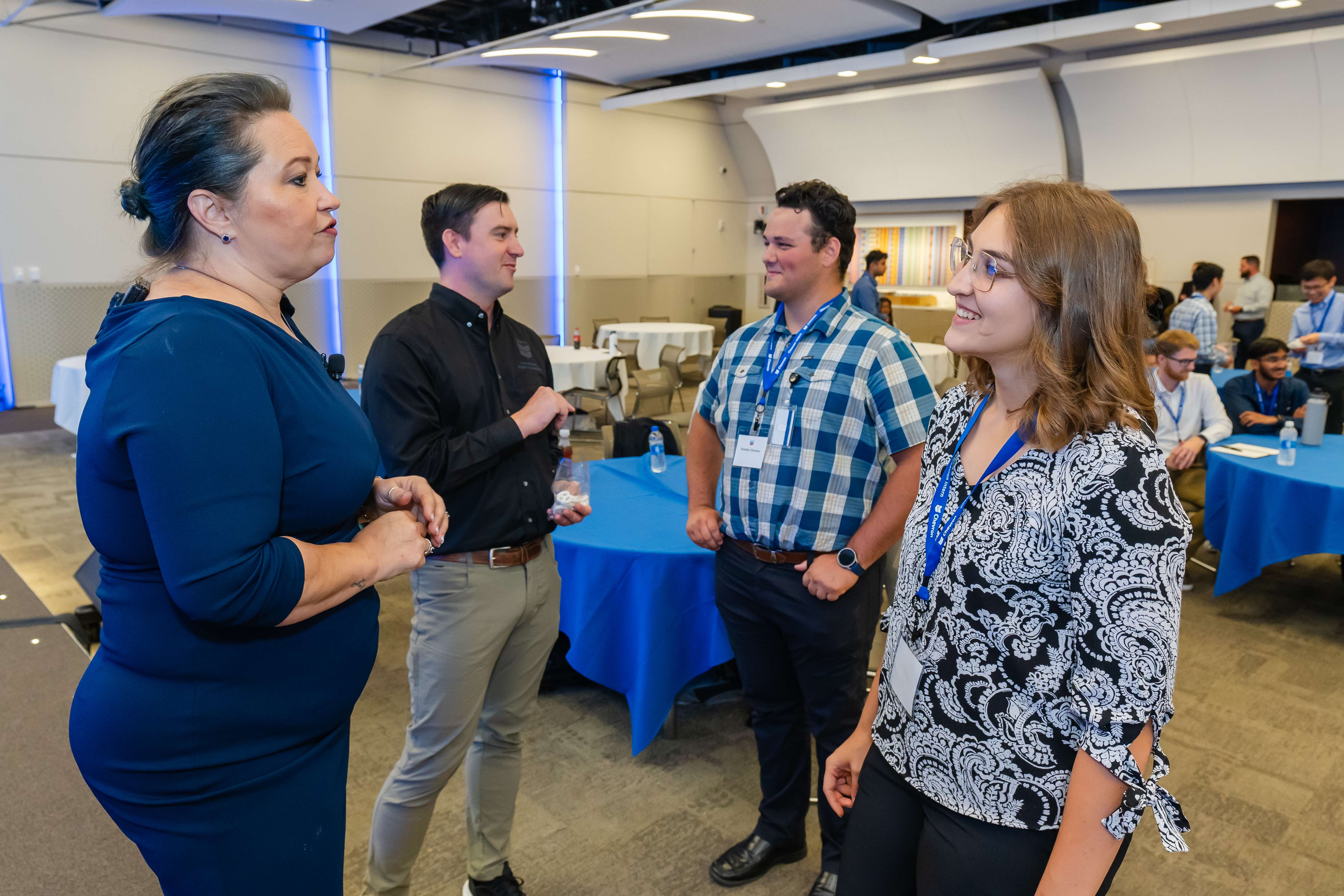 Chevron internship conference event