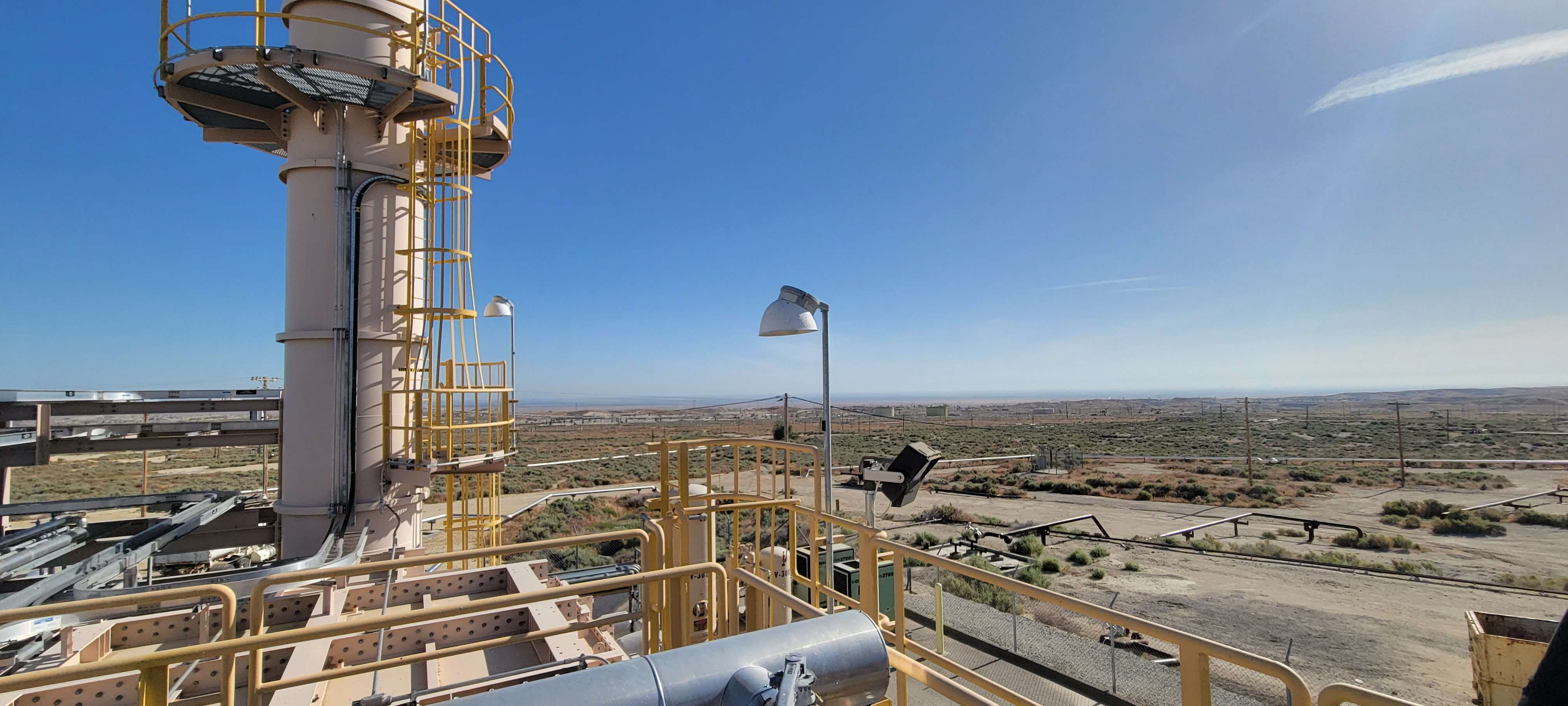 Cogeneration plant infrastructure at Chevron Bakersfield